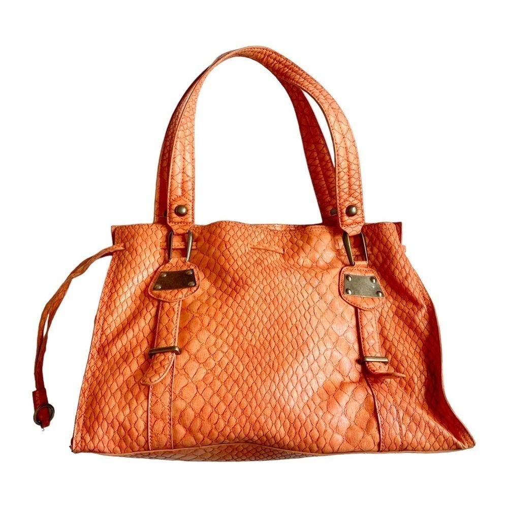 Jessica Simpson Salmon Color Print Shoulder Bag​